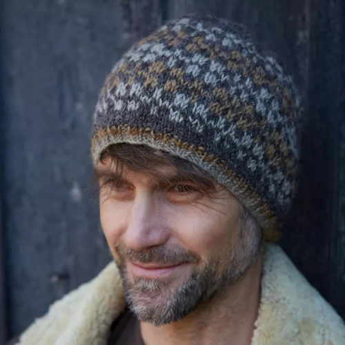 Mens Rosslare Beanie Bark Fashion LOLO