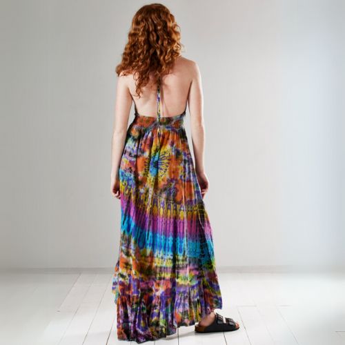 Tie Dye Dress Fashion Lolo