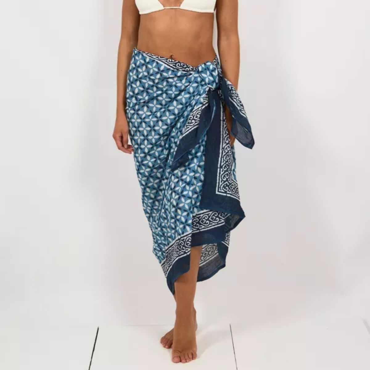 Hand Printed Cotton Sarong Fashion Lolo