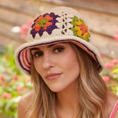 Woodstock Cotton Bucket Hat Fashion Lolo