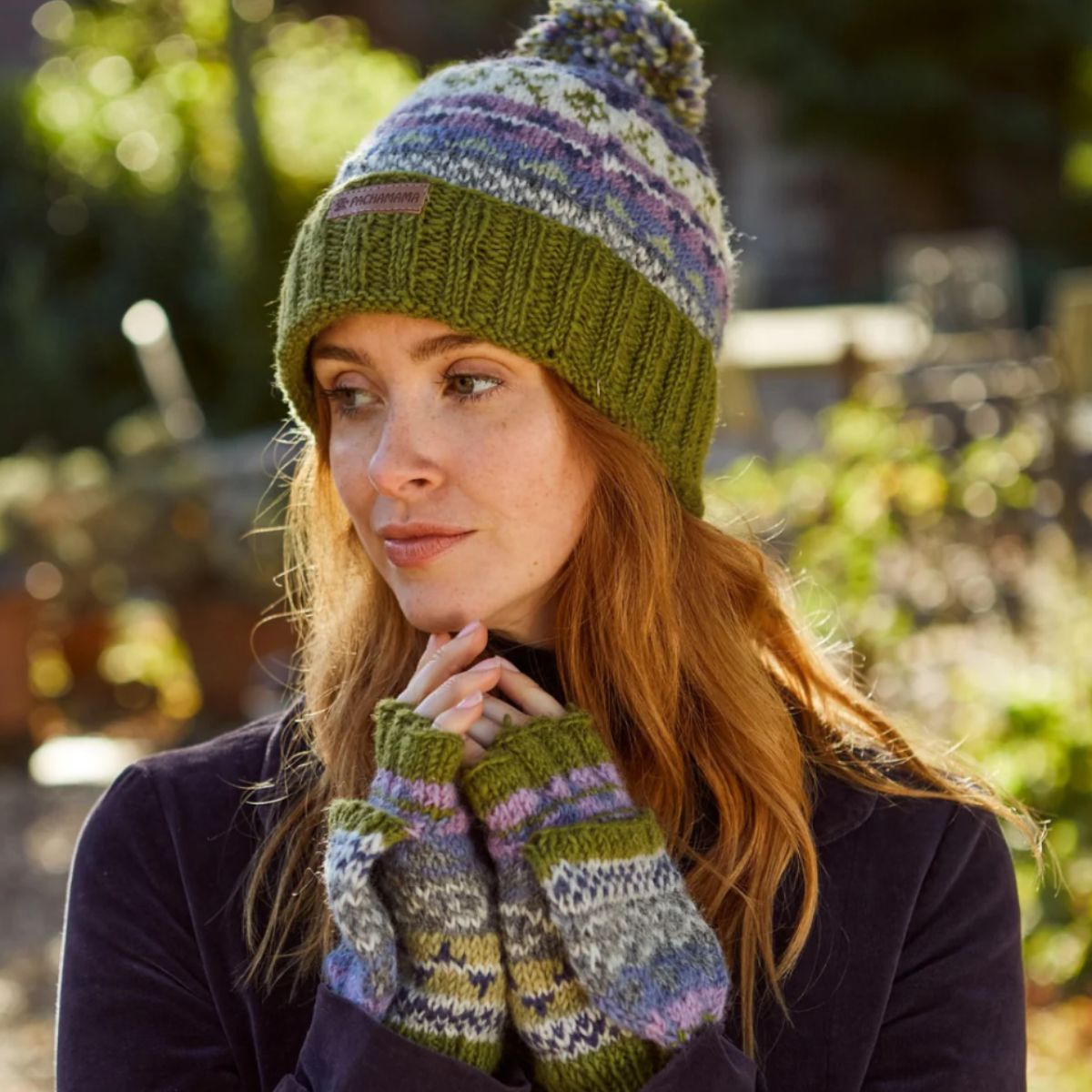 Classic Fairisle Roll Back Bobbie Beanie Fashion Lolo