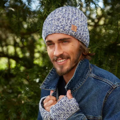 Mens Porthleven Beanie Denim Fashion LOLO