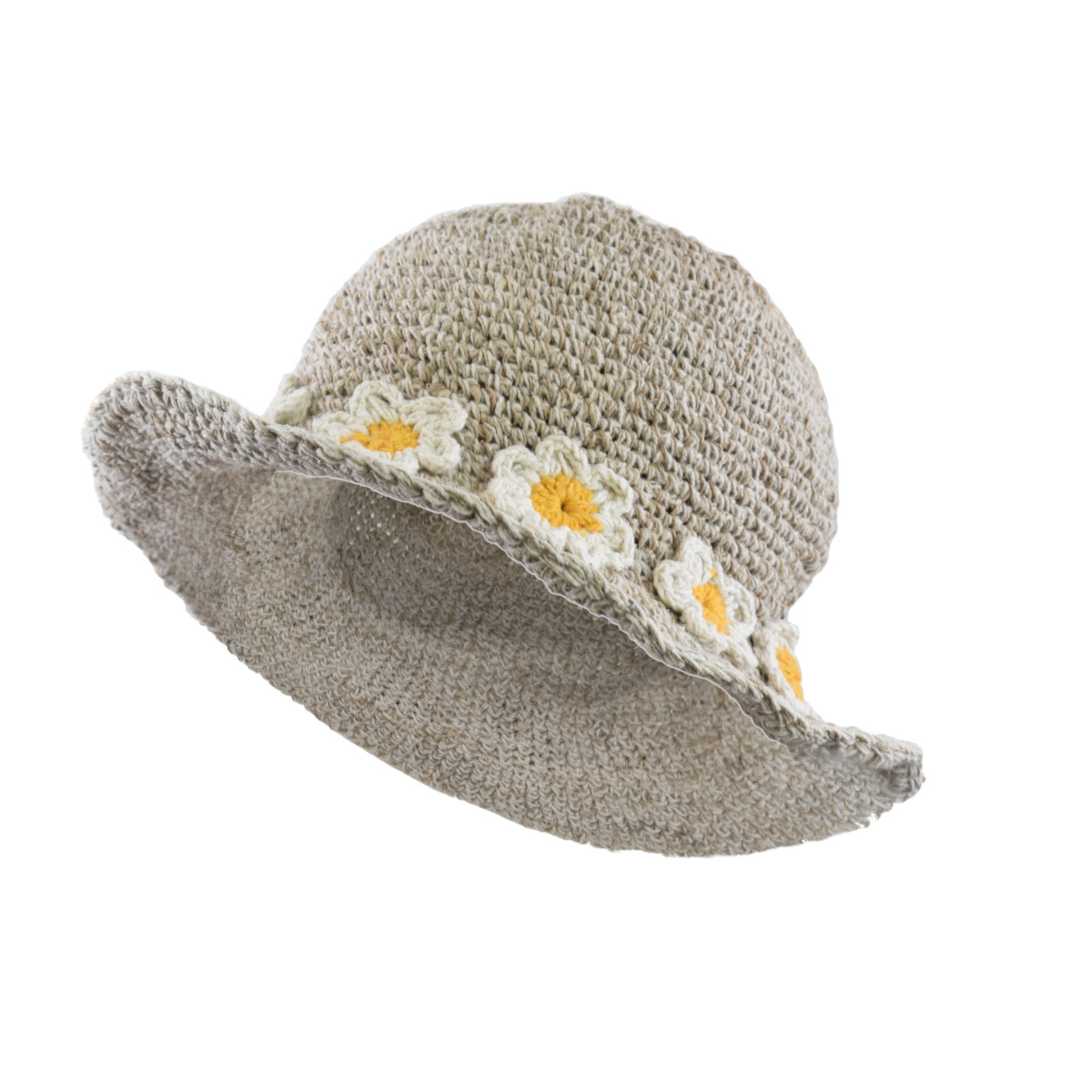 Daisy Chain Cotton Hemp Hat Fashion Lolo